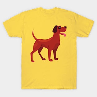 Pinscher Dog in Red T-Shirt